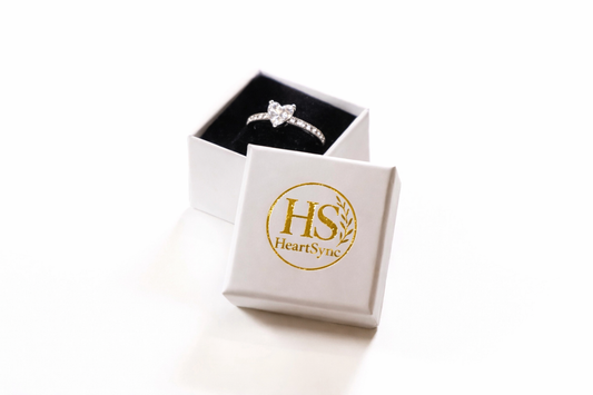 Single Heart Adjustable Ring – Sterling Silver Promise Ring