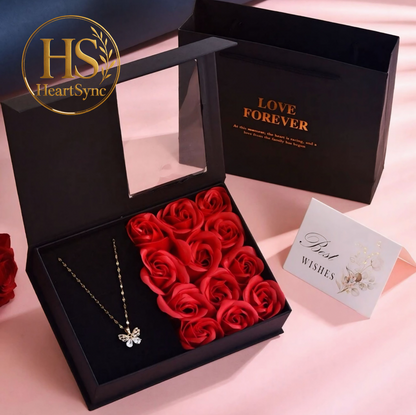 Eternal Flutter Butterfly Necklace – Rose Box Gift